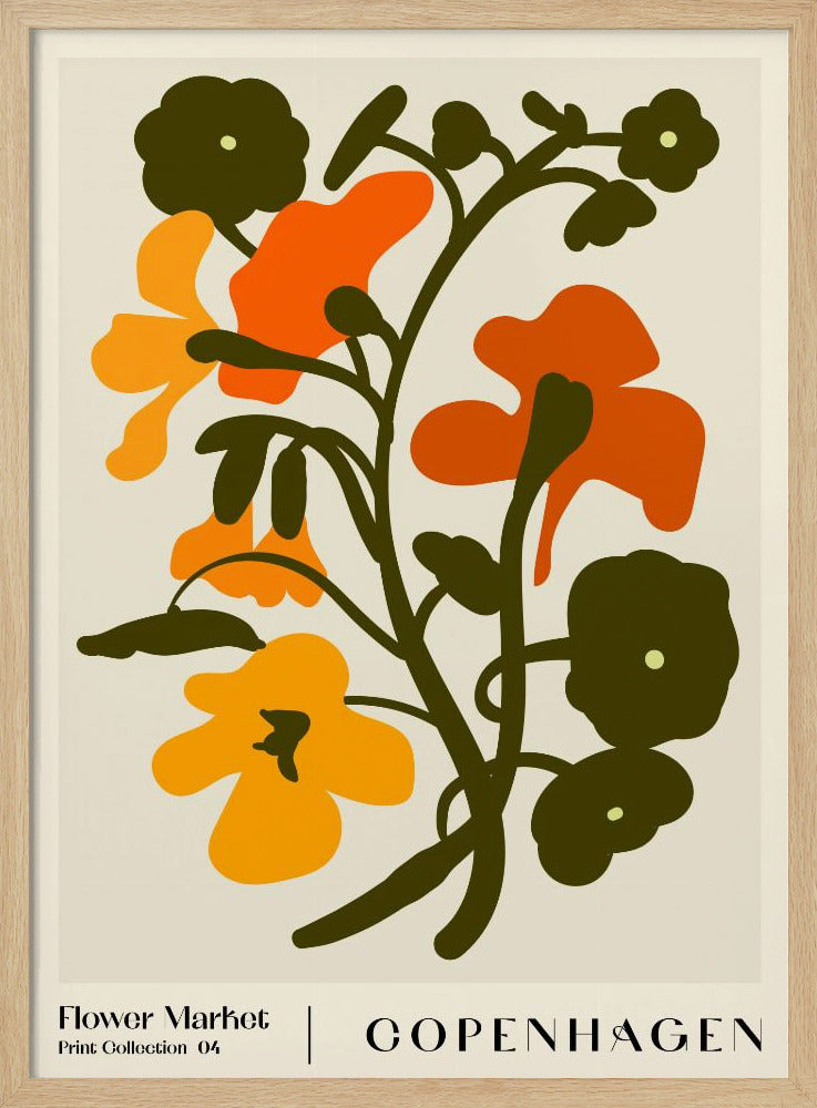 Flower Market. Copenhagen | Poster