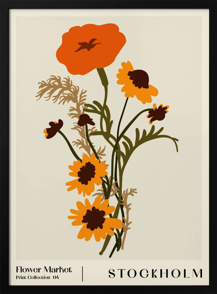 Flower Market. Stockholm | Poster