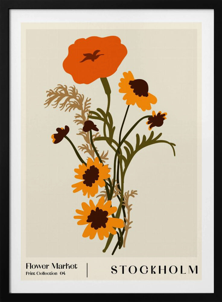 Flower Market. Stockholm | Poster