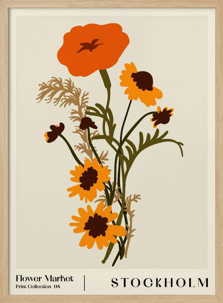 Flower Market. Stockholm | Poster
