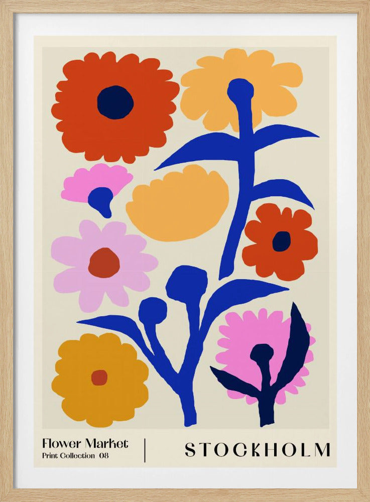 Flower Market. Stockholm | Poster
