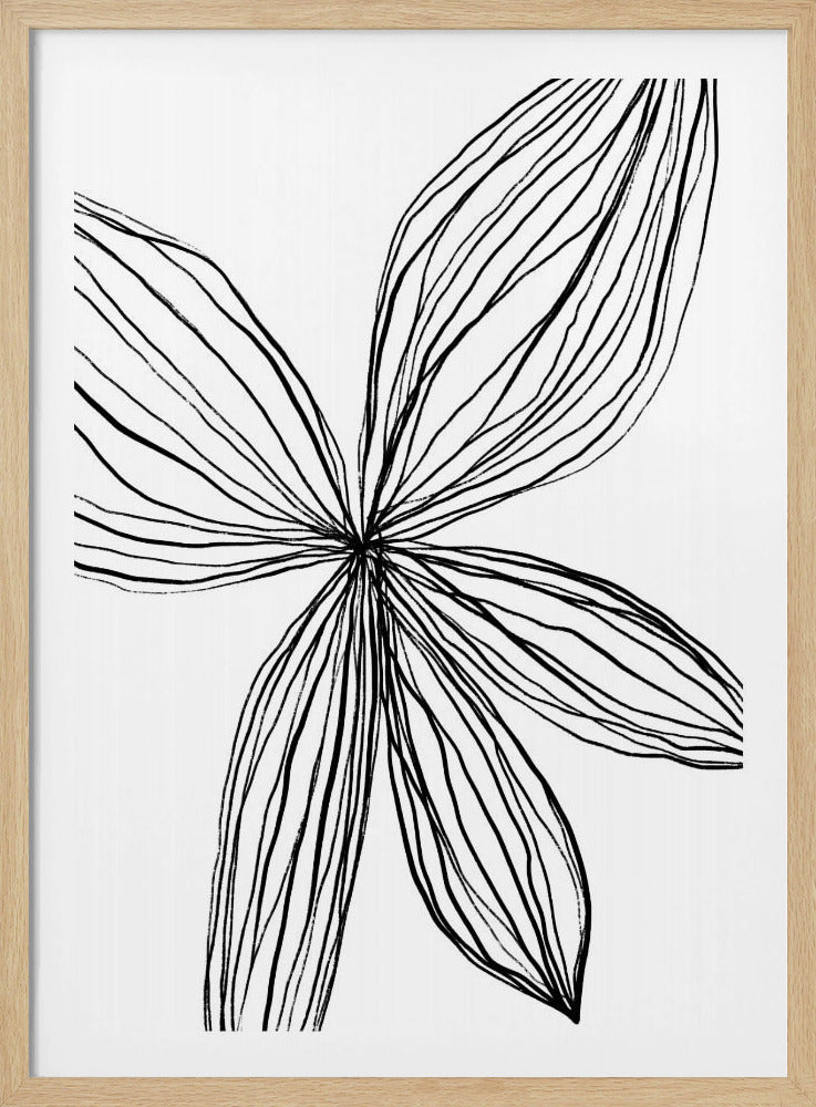 Elegante bloemblaadjes | Poster