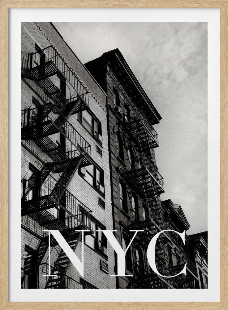 Brandtrappen in NYC 2 | Poster