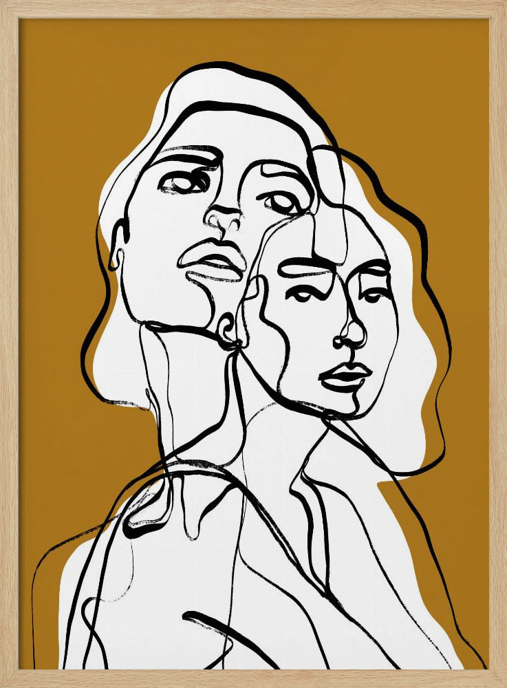 Verweven gezichten | Poster