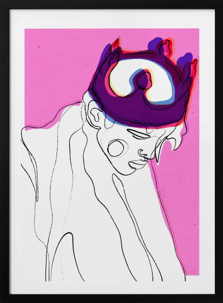 Gekroonde Weerspiegeling | Poster