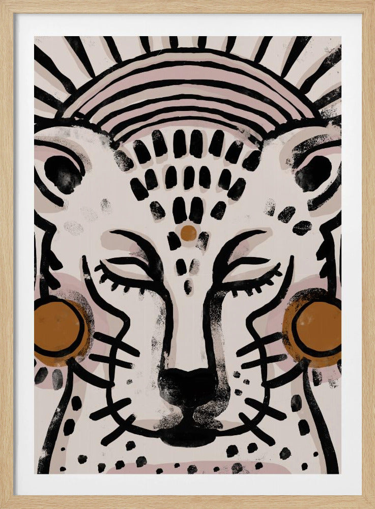 De rust van de luipaard | Poster