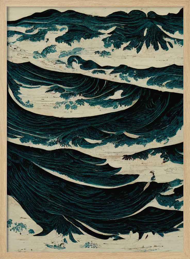 Turbulente golven | Poster