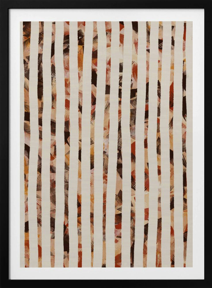 Gestreepte sereniteit | Poster
