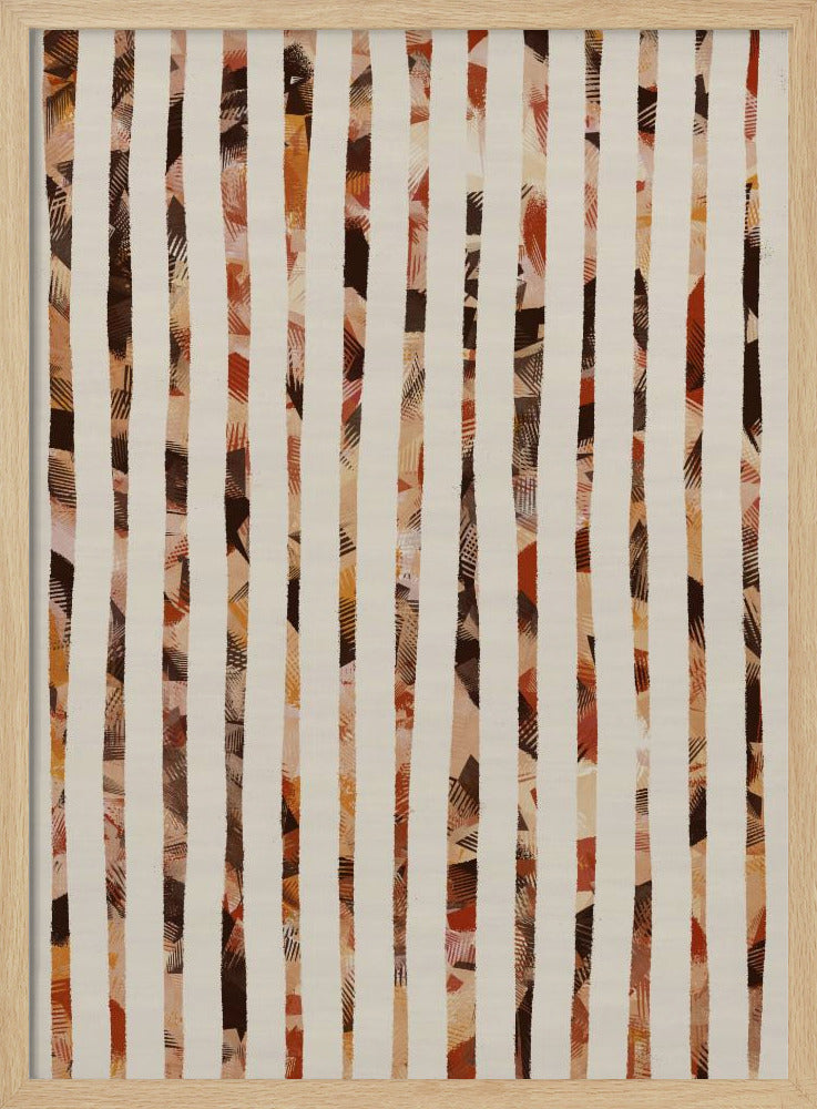 Gestreepte sereniteit | Poster