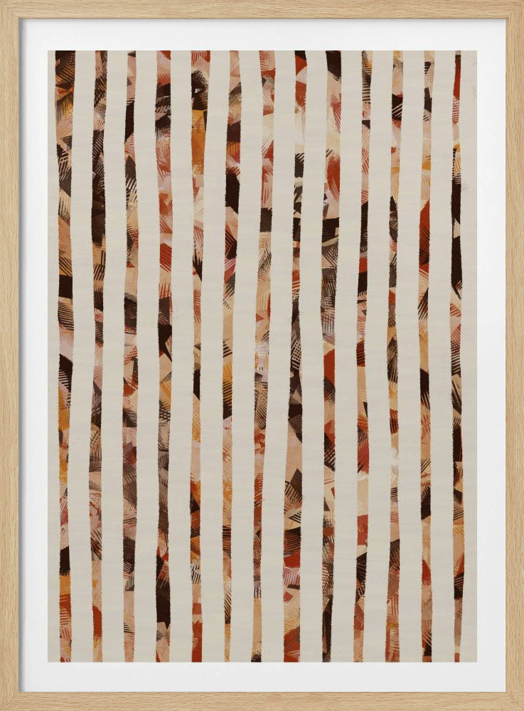 Gestreepte sereniteit | Poster