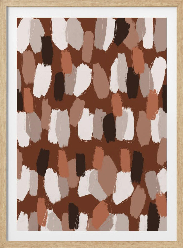 Aardse penseelstreken | Poster