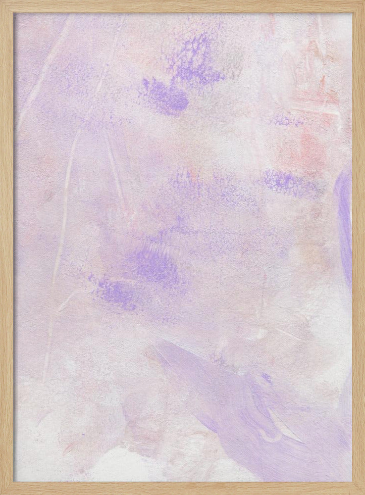 Zachte pasteltinten van lavendel en roze | Poster