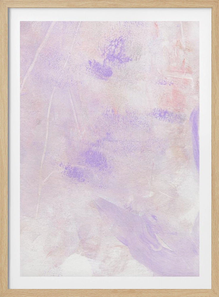 Zachte pasteltinten van lavendel en roze | Poster