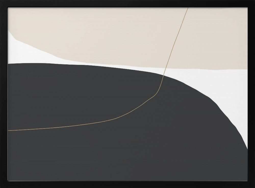 Gebogen kloof | Poster