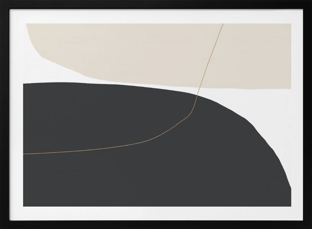 Gebogen kloof | Poster