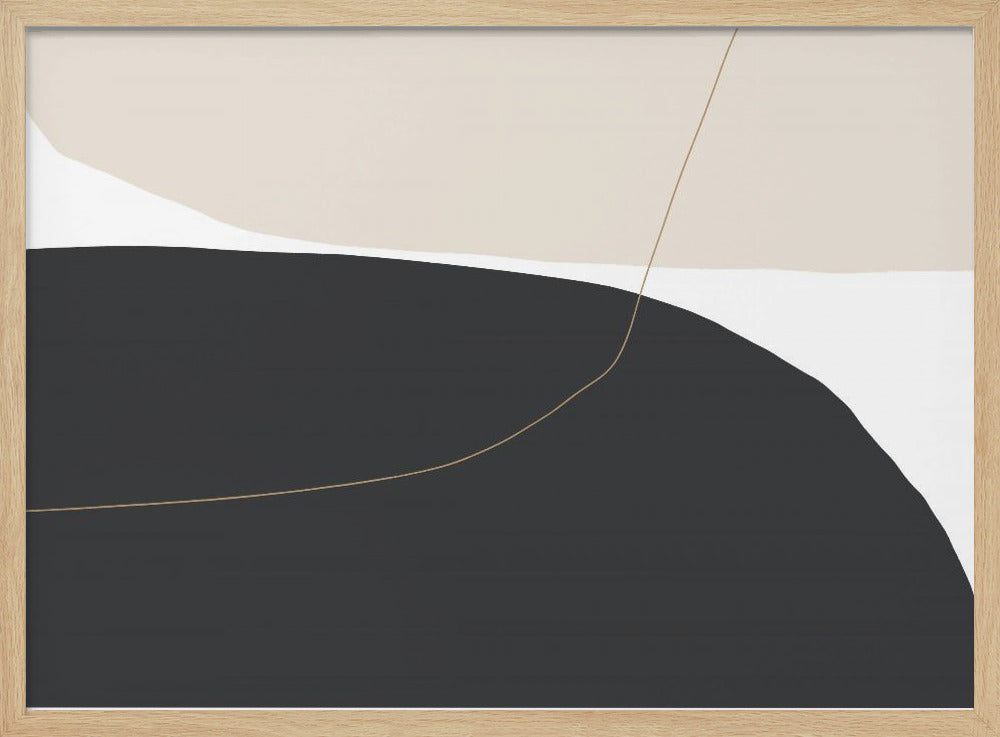 Gebogen kloof | Poster