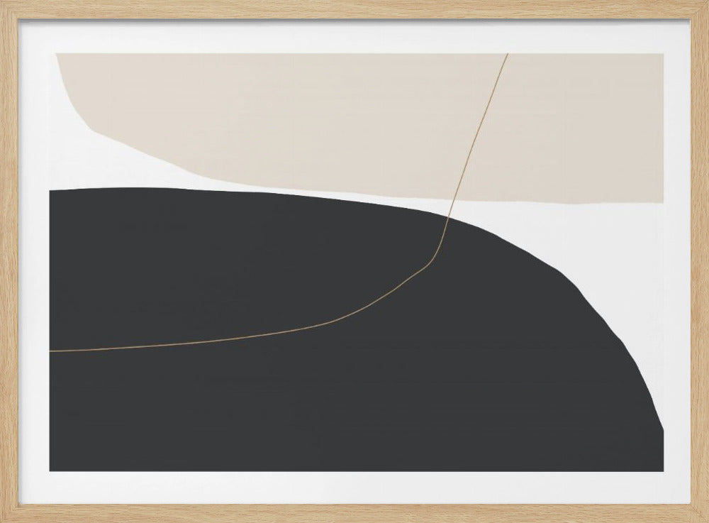 Gebogen kloof | Poster