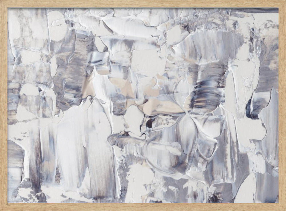 Gestructureerd canvas met impasto-stijl | Poster