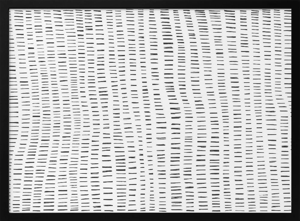 Ritmische lijnen stromen | Poster