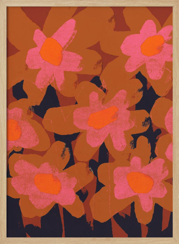 Levendige bloemen | Poster