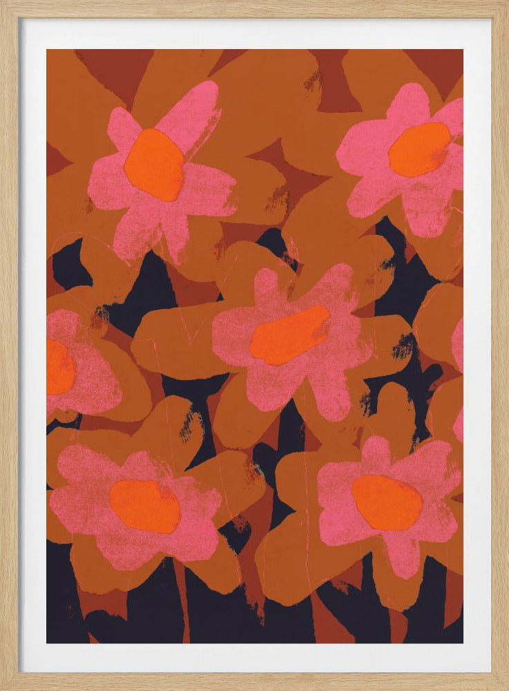 Levendige bloemen | Poster