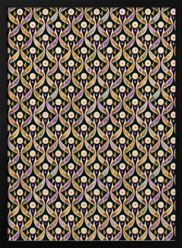 Gebogen ritme elegantie | Poster