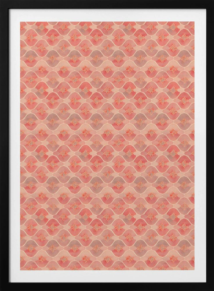 Perzikachtige golven | Poster