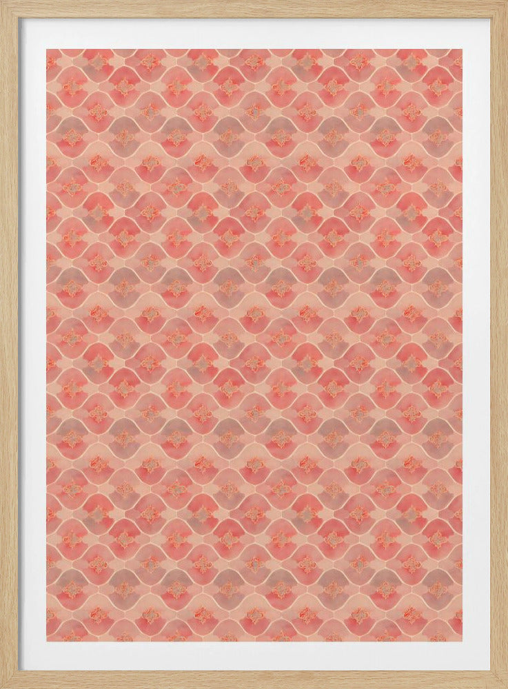 Perzikachtige golven | Poster