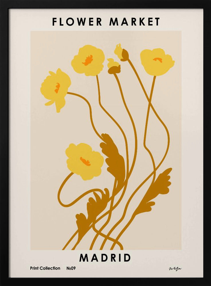Flower Market. Madrid | Poster