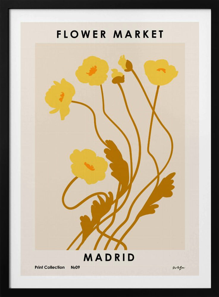 Flower Market. Madrid | Poster