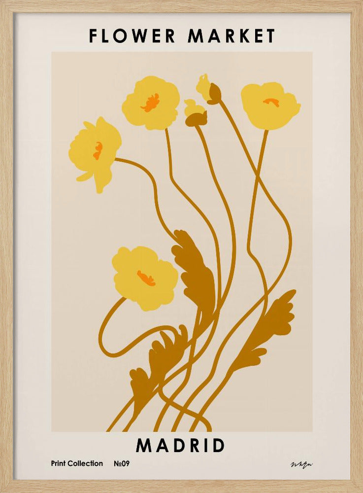 Flower Market. Madrid | Poster