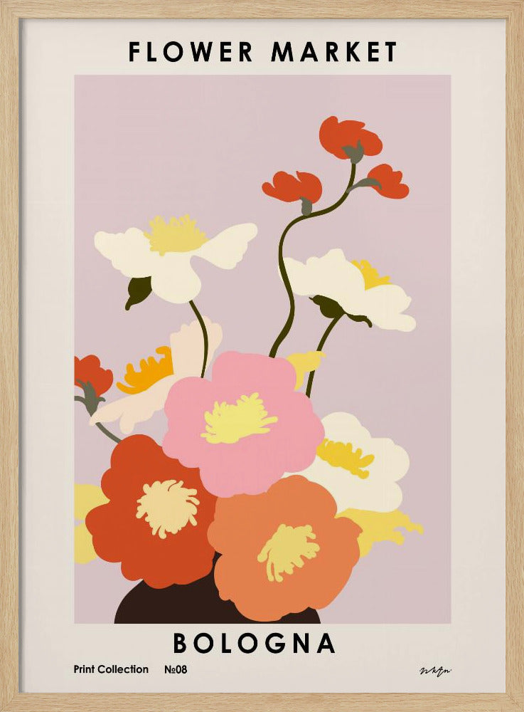 Flower Market. Bologna | Poster