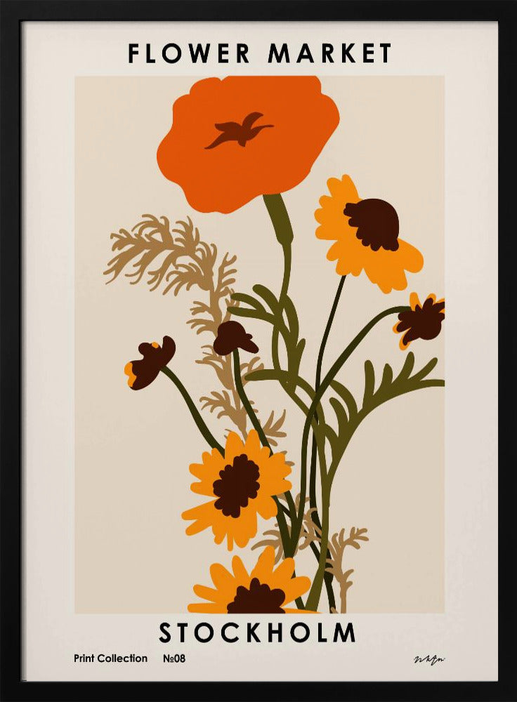 Flower Market. Stockholm | Poster