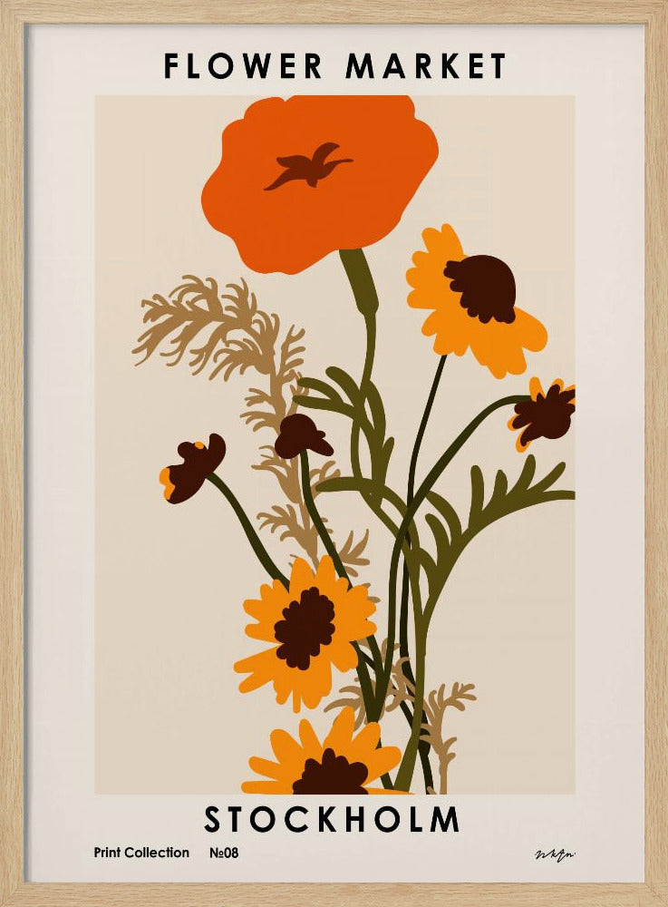 Flower Market. Stockholm | Poster