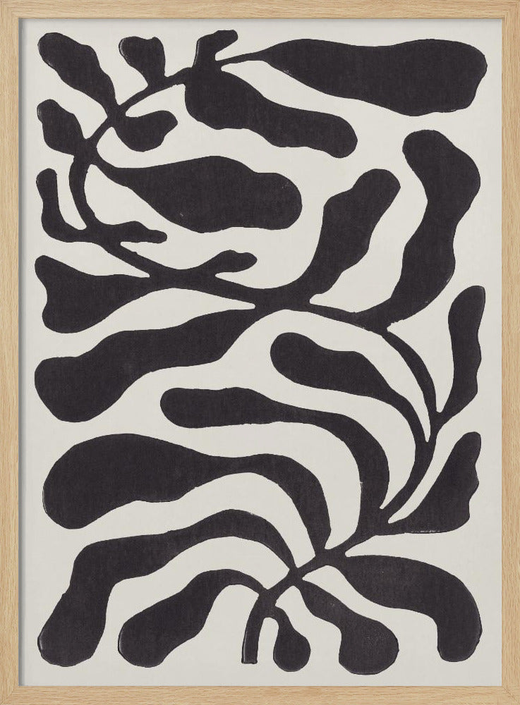 Honderdbladige plant #21 / Linodruk | Poster