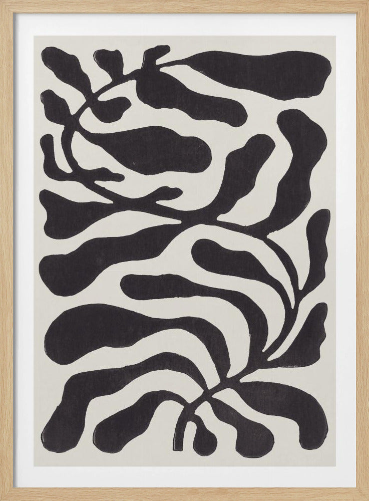 Honderdbladige plant #21 / Linodruk | Poster