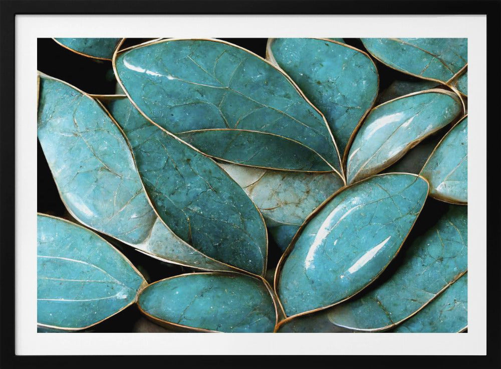 Glinsterende bladeren | Poster