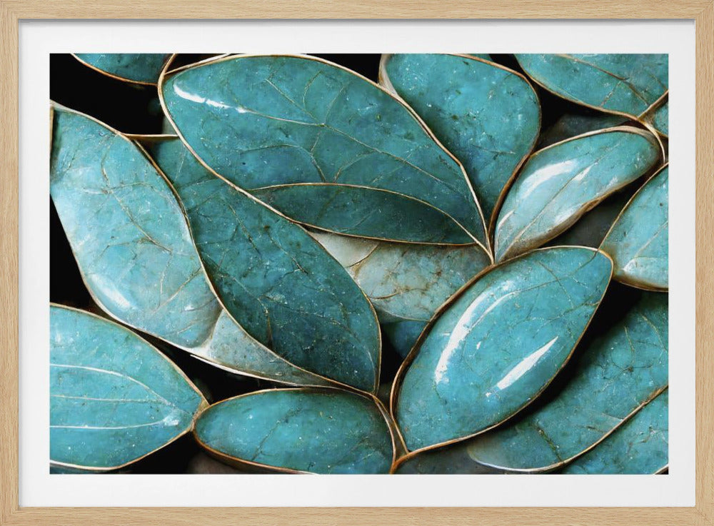 Glinsterende bladeren | Poster