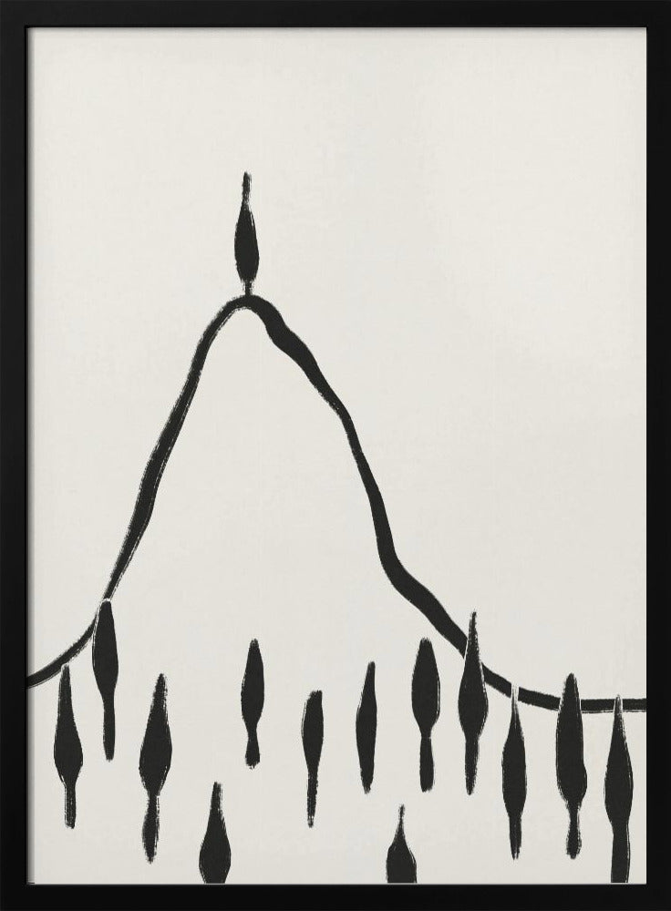 Minimale Lijn Landschap #2 | Poster