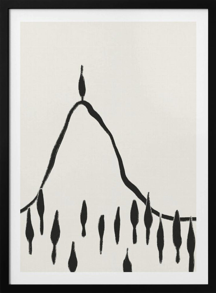 Minimale Lijn Landschap #2 | Poster
