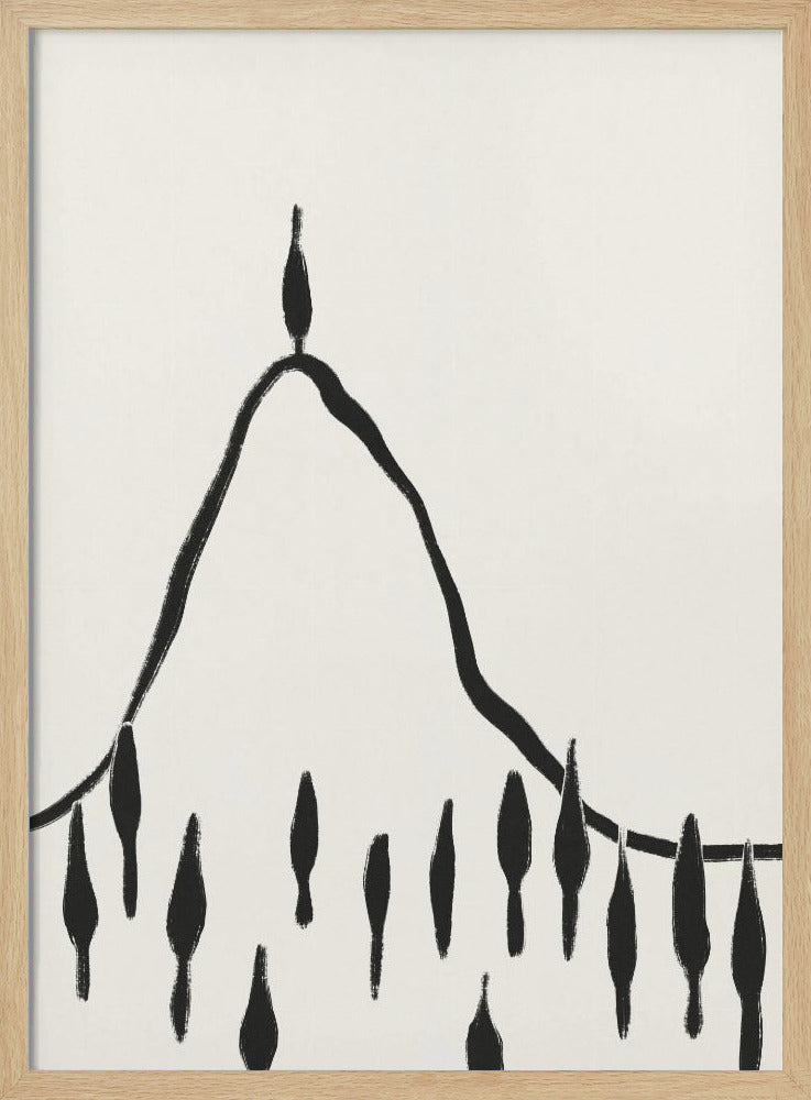 Minimale Lijn Landschap #2 | Poster