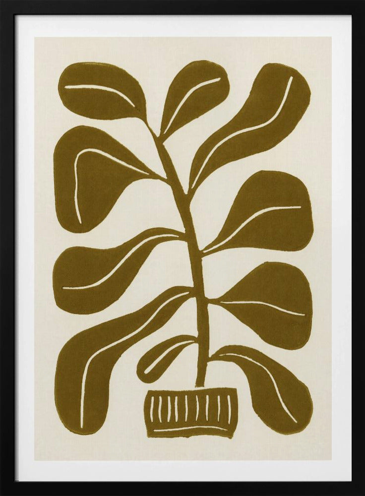 Linosnede Kamerplant #2 | Poster
