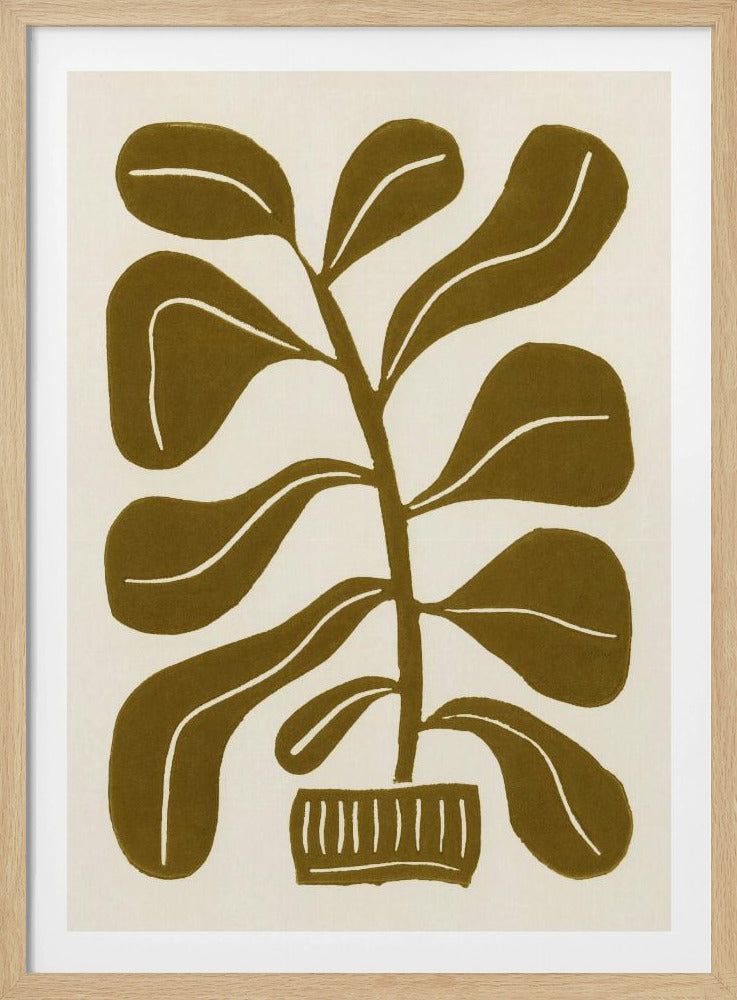 Linosnede Kamerplant #2 | Poster