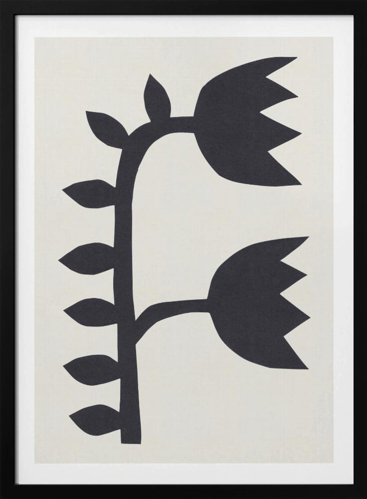 Zwarte Tulpen #1 | Poster