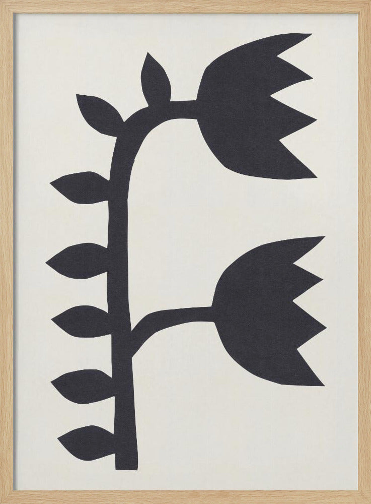 Zwarte Tulpen #1 | Poster