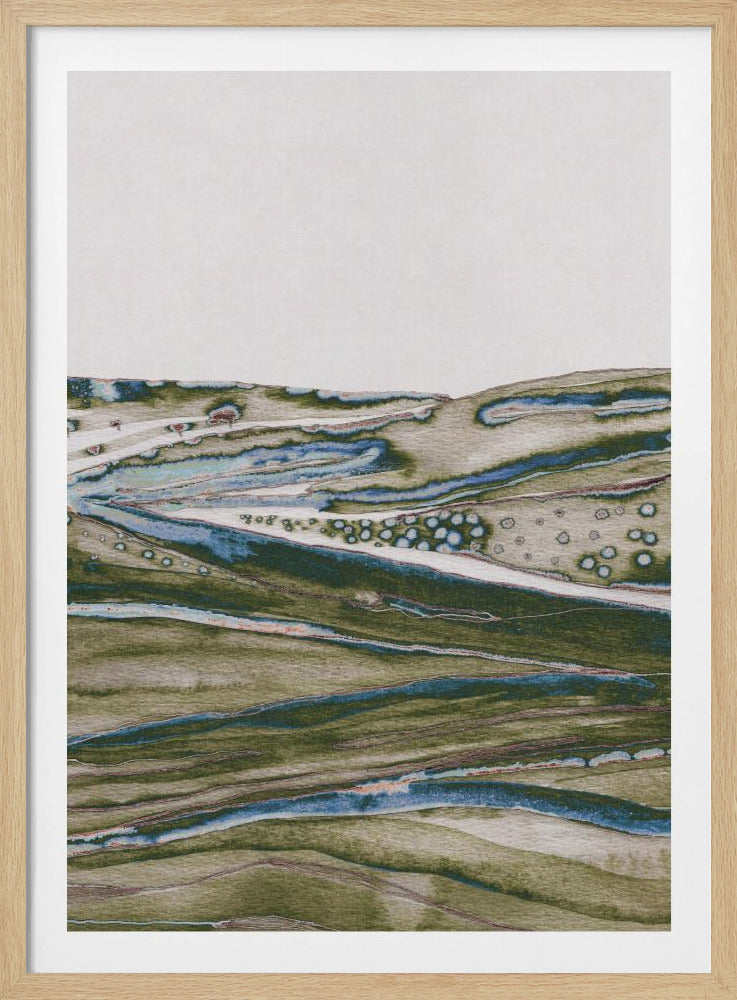 Groene Heuvels | Poster