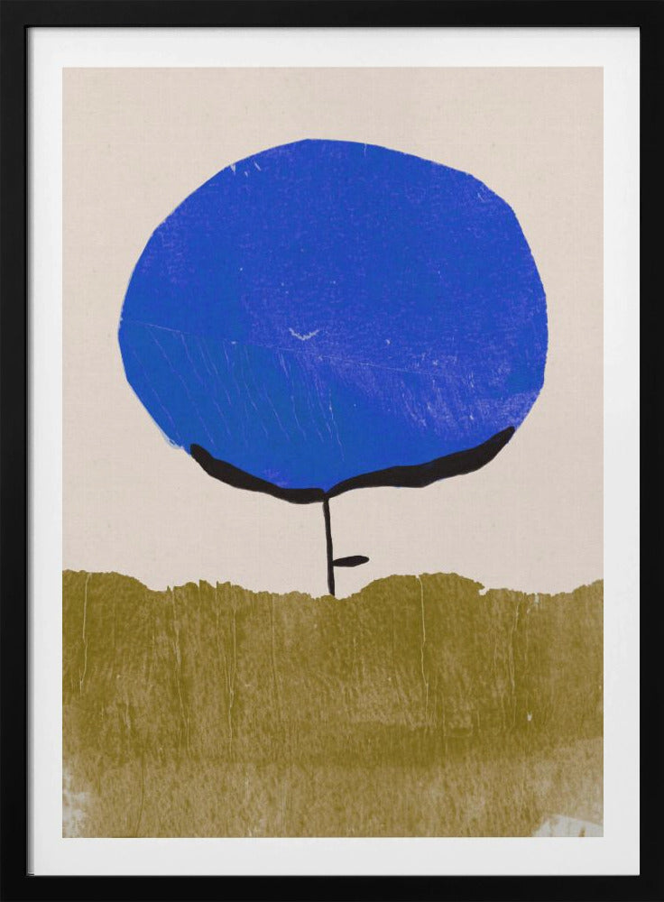 Blauwe bloem | Poster