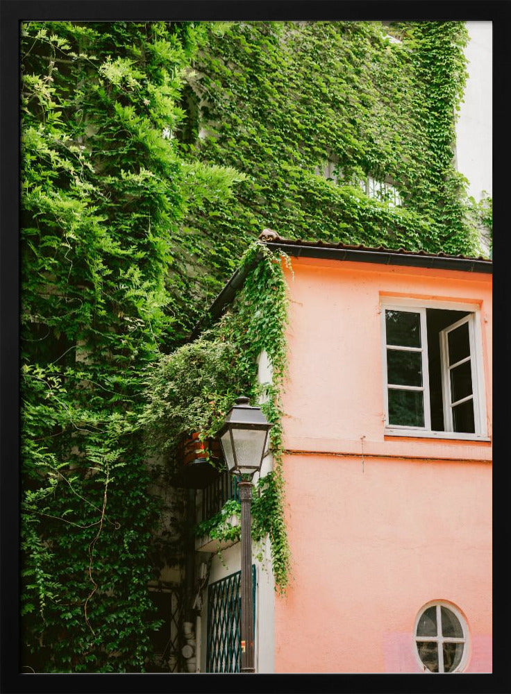 Groen en roze || Montmartre Parijs | Poster