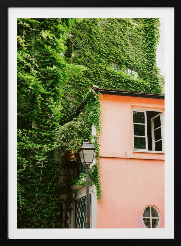 Groen en roze || Montmartre Parijs | Poster