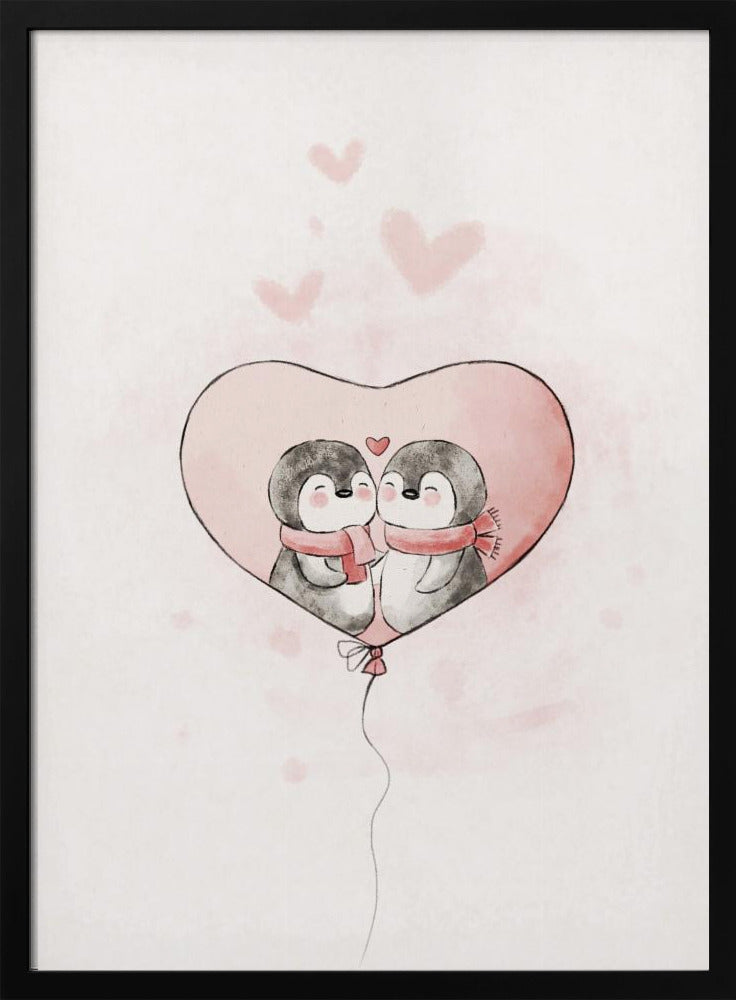 Penguin in love | Poster